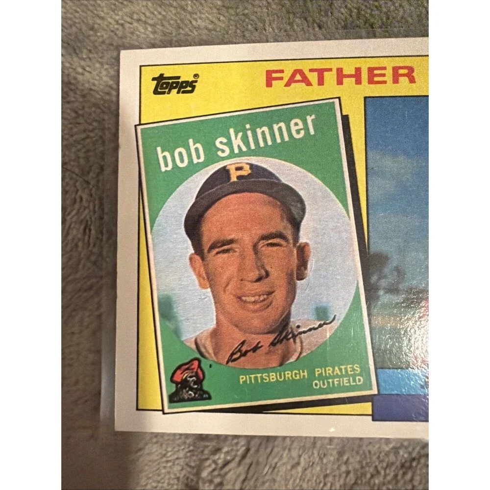 1985 Topps - Father - Son Joel Skinner, Bob Skinner #139